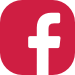 Facebook logo in red