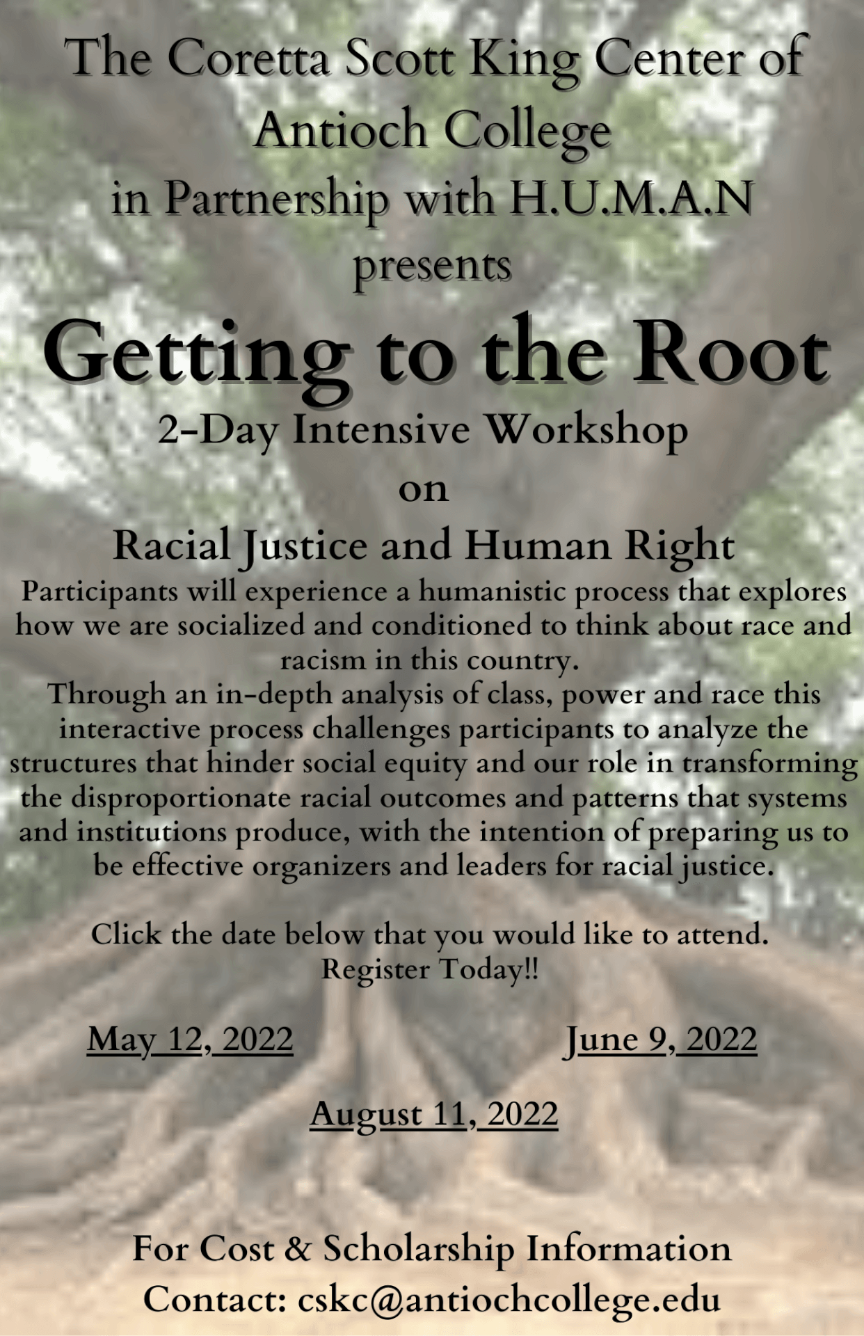 Getting to the Root 2 Day Intensive Workshop