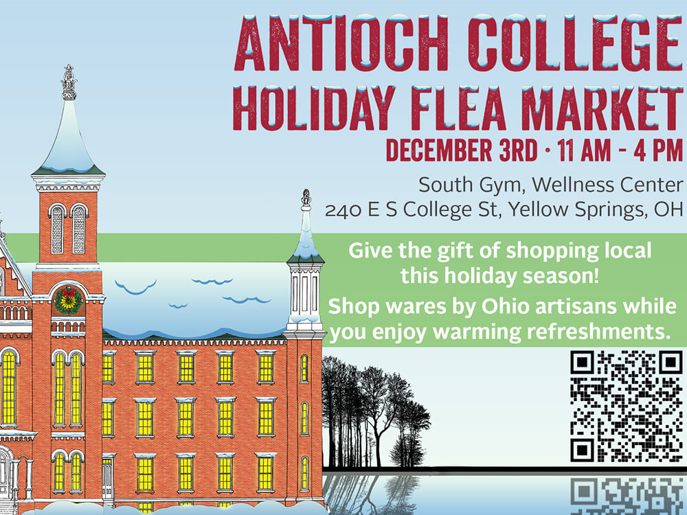 Antioch College Holiday Flea Market Flier